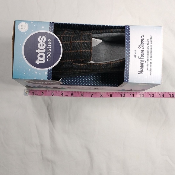 NIB Totes Toasties mens slippers size 9-10 - Picture 5 of 8